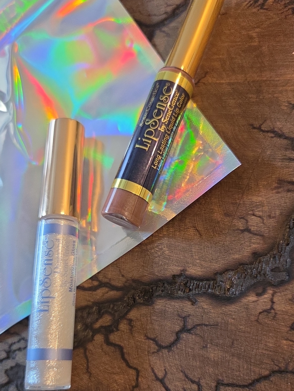 LipSense Lippies Duo In Color Nude & Diamond Kiss Gloss NEW SEALED